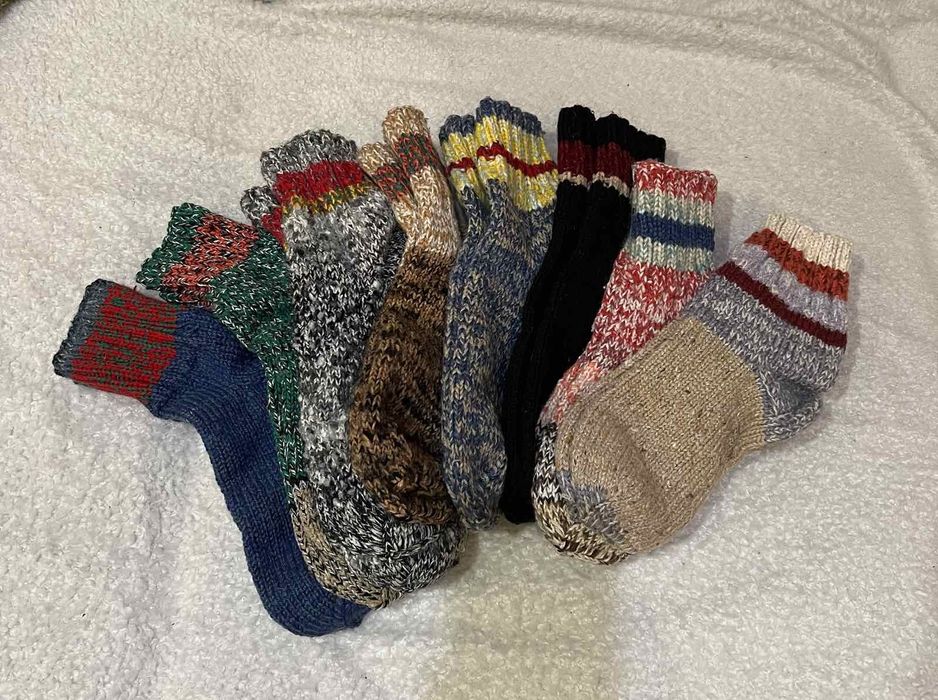 Плотные вязанные носки