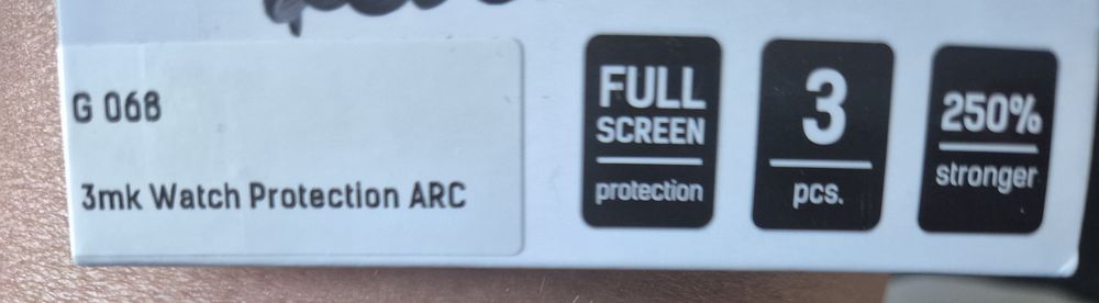 3 szt folia ochronna na zegarek typu garret, manta etc