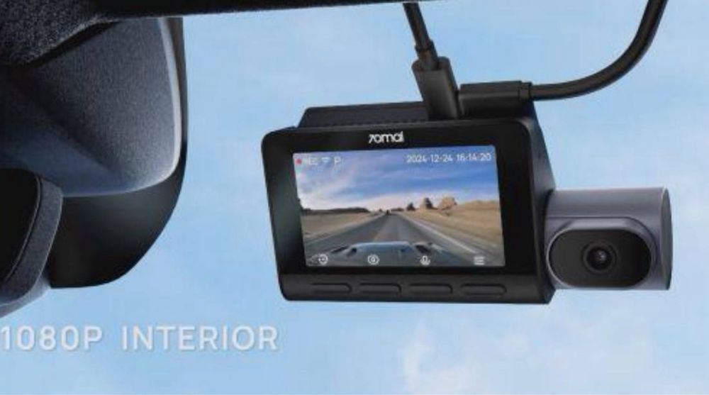 Відеореєстратор (2 камери) 70mai Dash Cam 4K T800 128gb