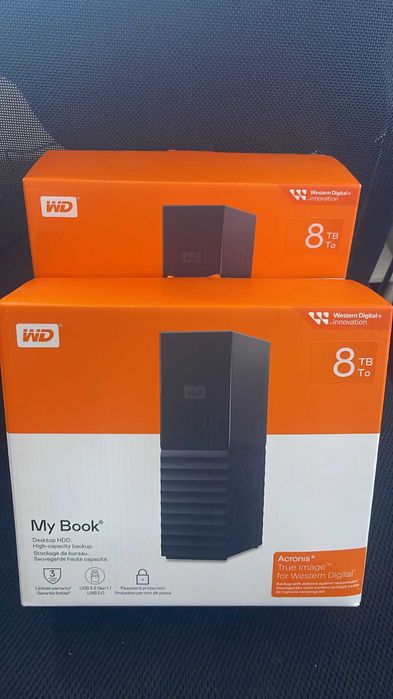 Disco Externo Western Digital 8TB My Book USB 3.0 Black