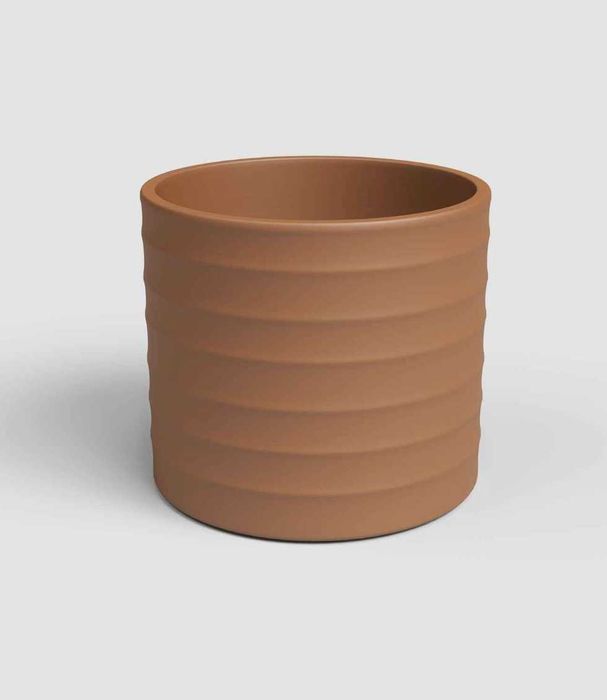 Vasos novos de 26 cm terracota