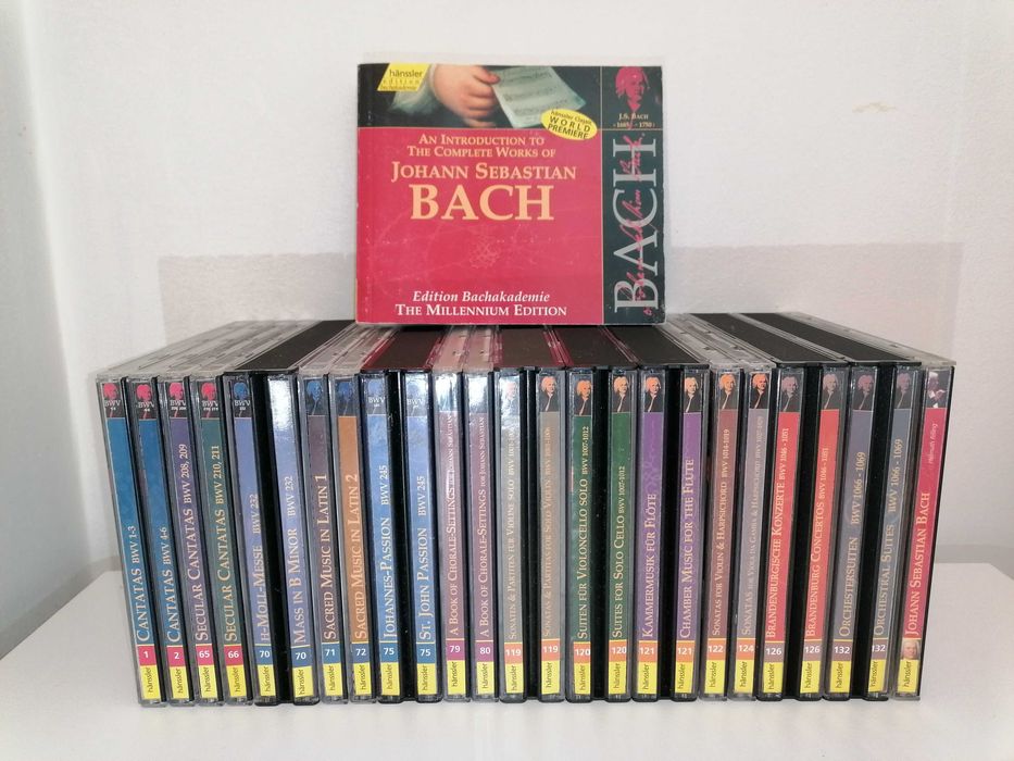 25 CDs Johann Sebastian Bach + Livro (Biografia)