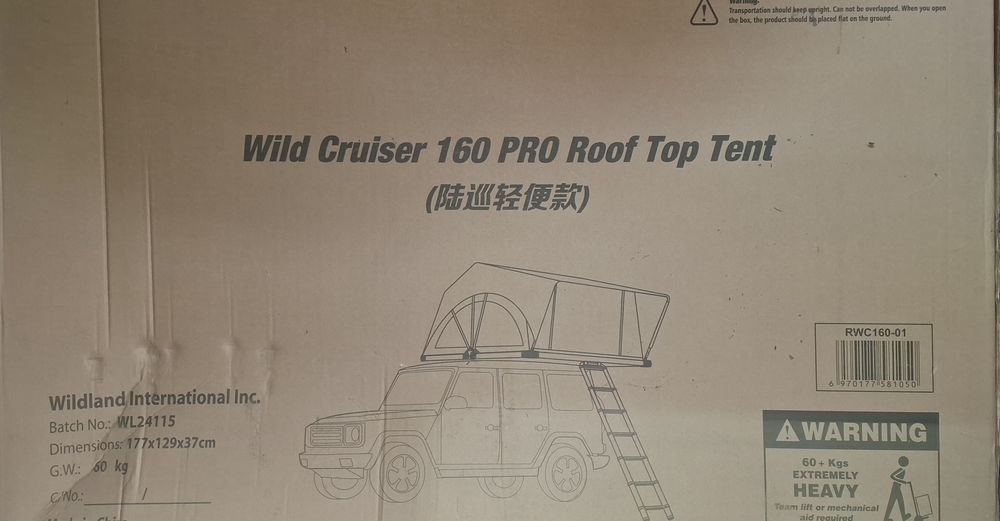 Namiot dachowy Wild Land Wild Cruiser PRO 160