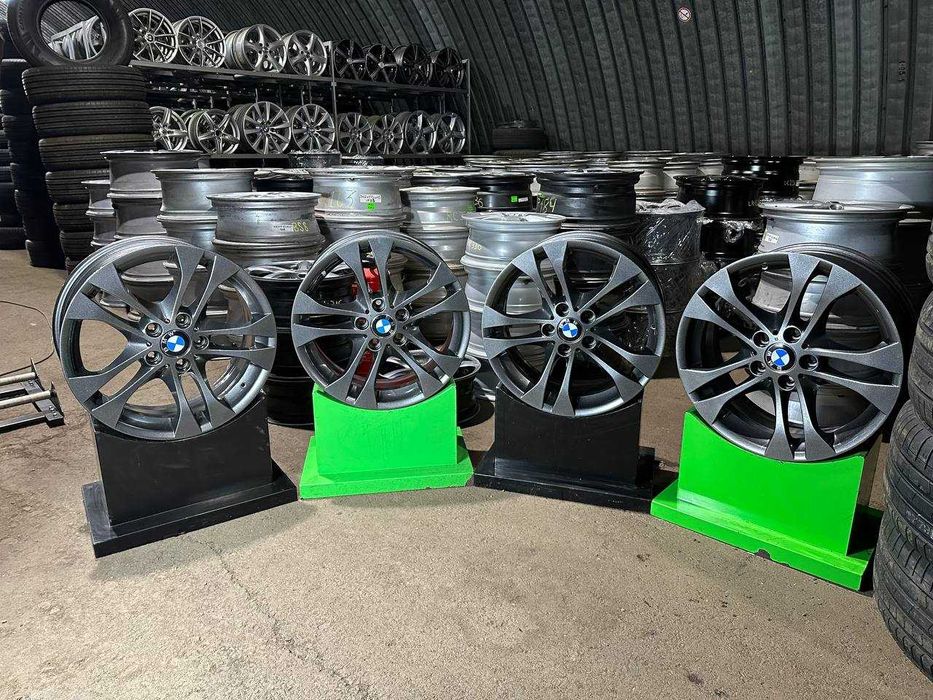 ‼️5/120 R18 BMW Пропоную бу Комплект титанів литі диски (код - LC204)