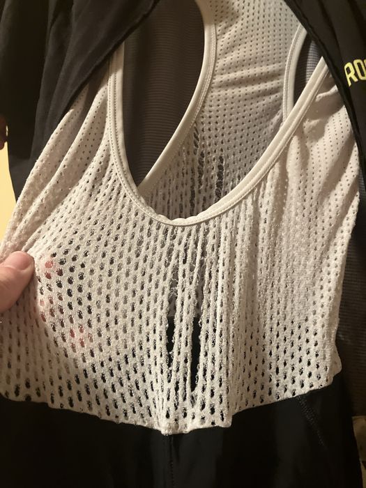 Raso Trofeo gradient tęcza strój kolarski koszulka spodenki bibs M