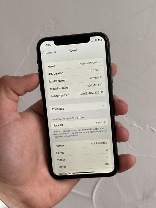 ІДЕАЛЬНИЙ iPhone X 64GB Black | АКБ 100% | ідеальний стан | працює все