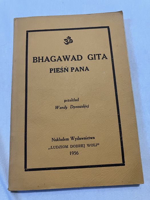 Bhagawad Gita przekład Wandy Dynowskiej