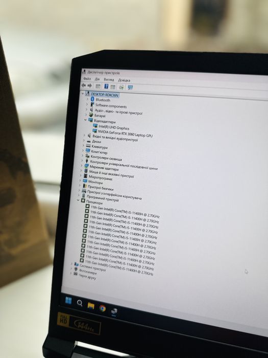 ‼️Acer Nitro 5‼️RTX3060-6GB/i5-11th/144Hz/ Гарантия 30д. / Ноутбук