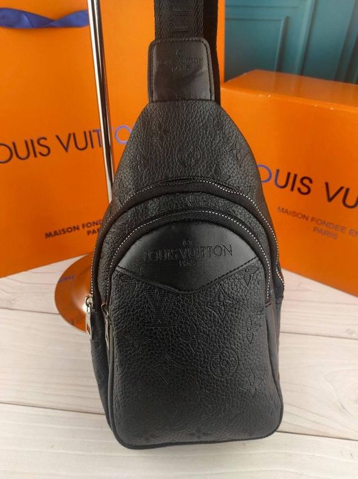 Сумка мужская слинг Louis Vuitton Луи Виттон чоловіча сумка слінг