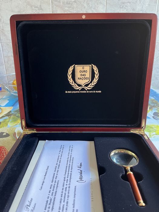 Estojo de coleção de moedas