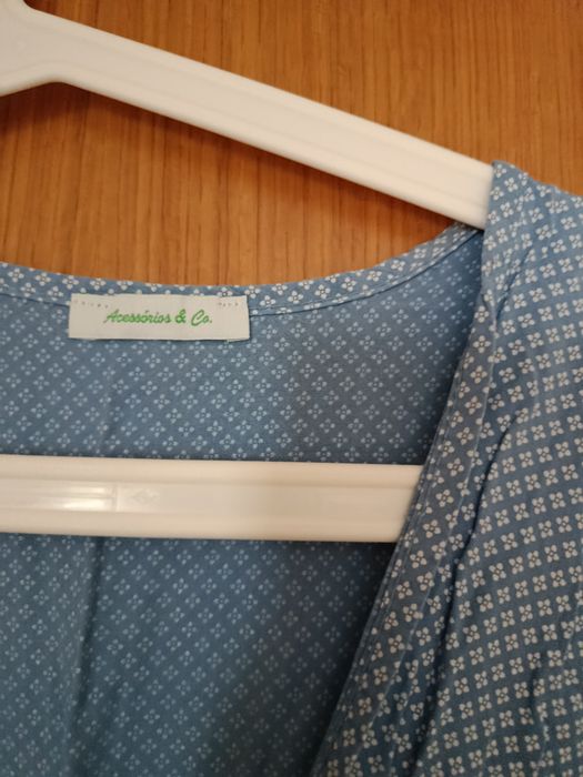 Vestido longo em envelope - verão