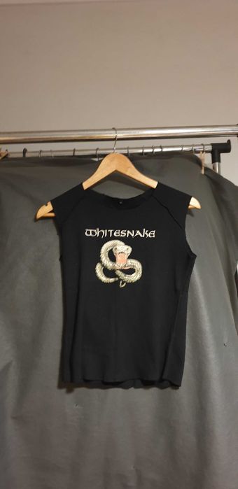 T-shirt Whitesnake Preta