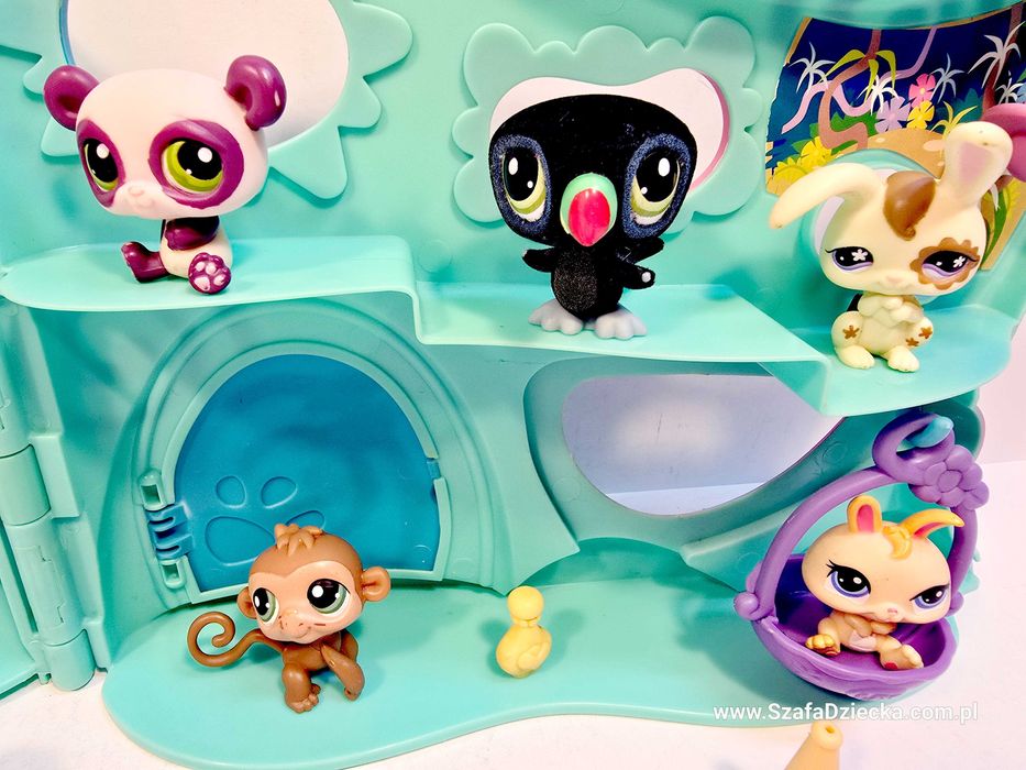 LITTLEST PET SHOP - Hotel dla Lps + Figurki Lps + Akcesoria Lps