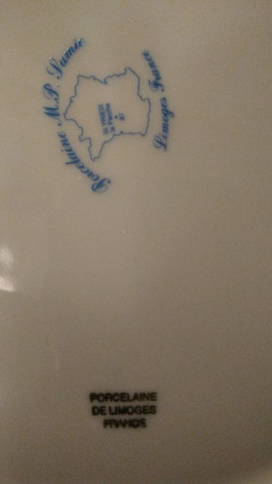 Porcelana Limoges, decorativa, autêntica.