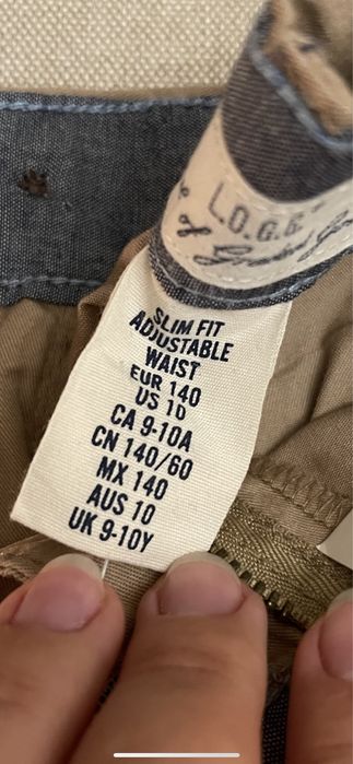 Детские штаны H&M - LC WAIKIKI классика НОВЫЕ 140 см