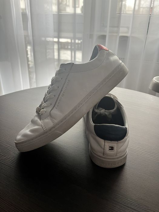 Buty tommy hilfiger tenisotki biale 37