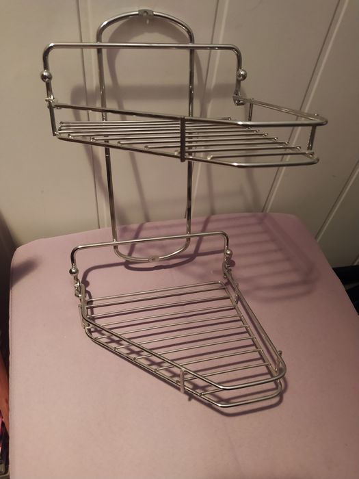 Półka pod prysznic narożna składana