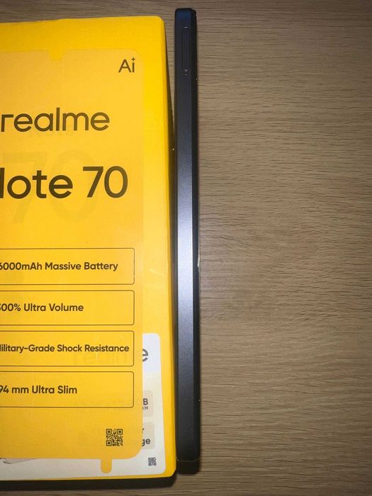 Смартфон realme Note 70 4/128Gb Obsidian Black