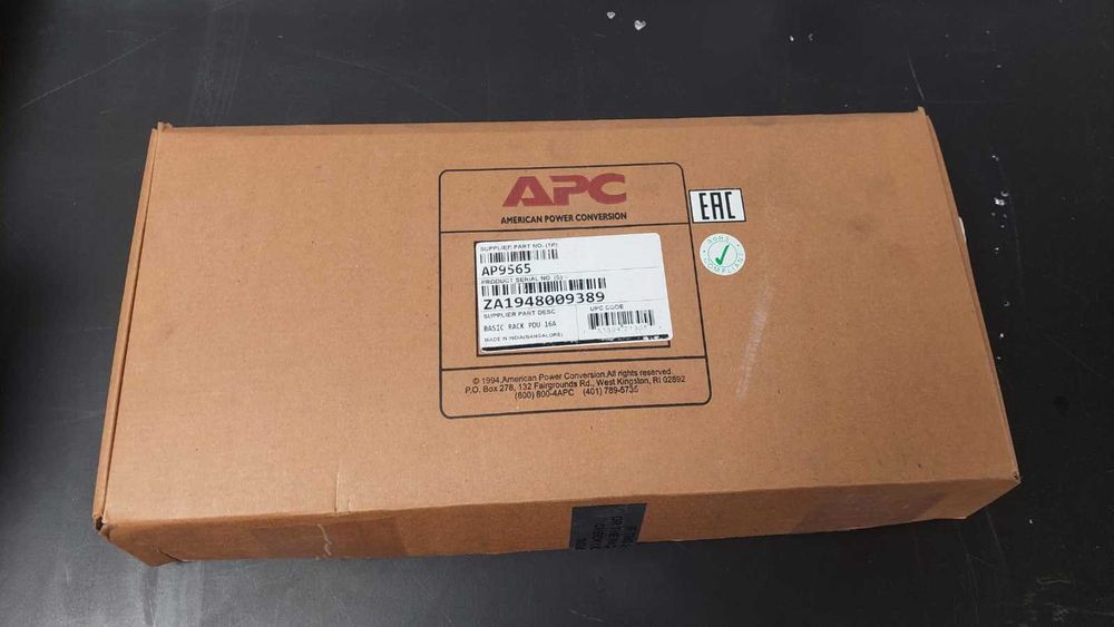 APC Basic Rack PDU 16A - 2 x 12 tomada(s) CA 0U/1U Preto (NOVO)