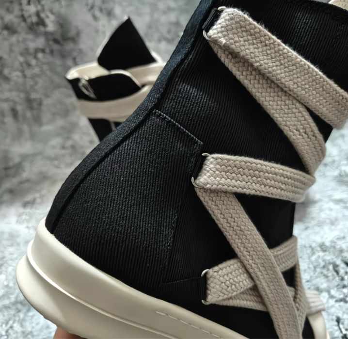 кеди Rick Owens Jumbo Lace Hexagram Ramones рік овенс