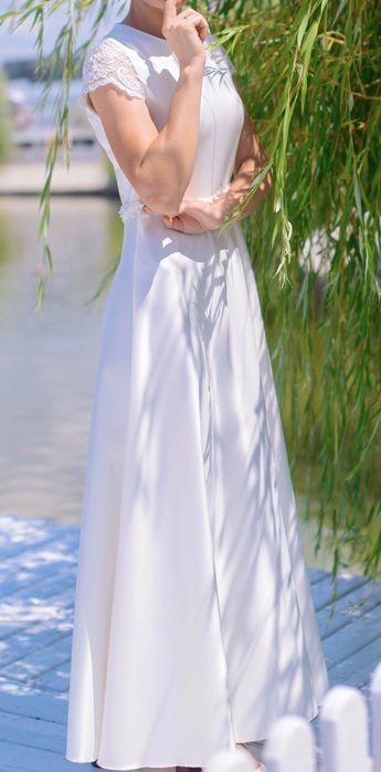 Свадебное платье ручной работы