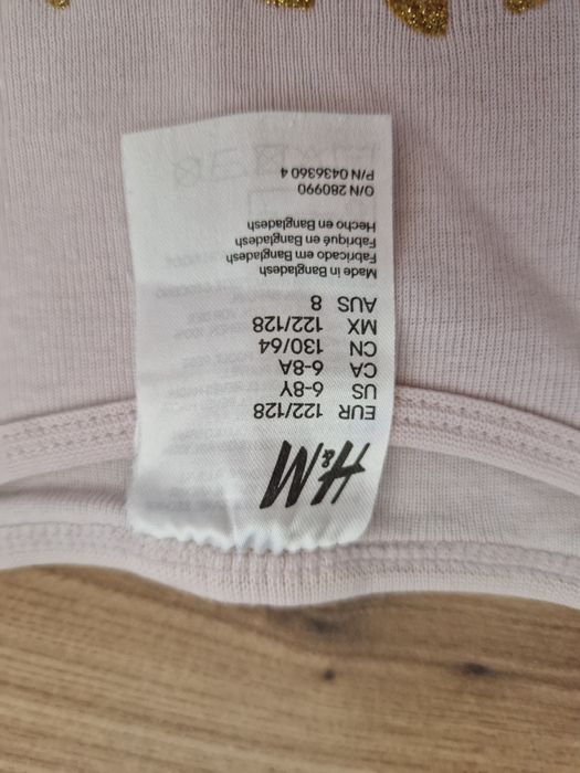 Pizama piżamka h&m r.122/128