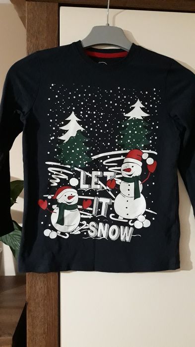 Bluzka chłopięca świąteczna r.128