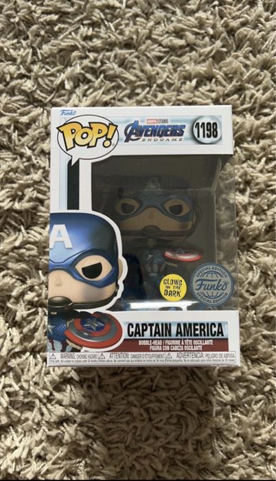 Captain America - 1198 - GITD - Funko Pop