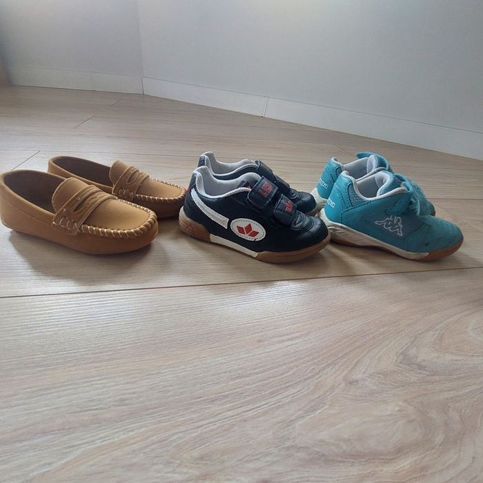 Buty chłopięce 25, 26 (3 pary)