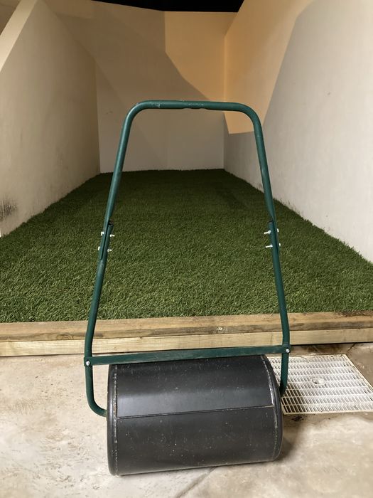 Alugo/ Aluguer Rolo Jardim/Relva cilindro alisamento de terra/areia/solo 45cm