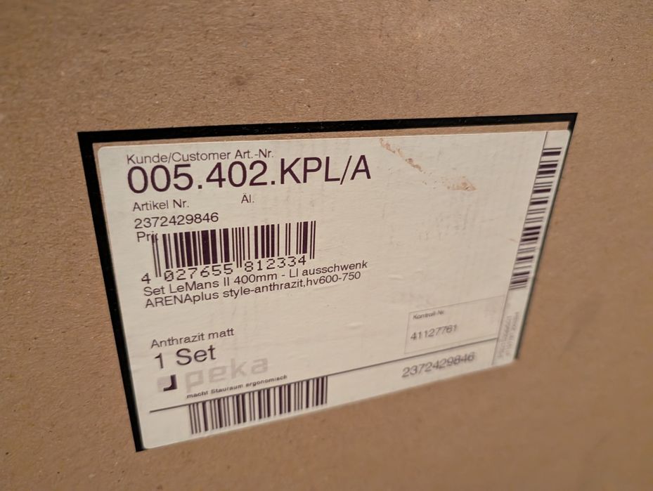 Kosz LeMans II Arena Style 400 lewy