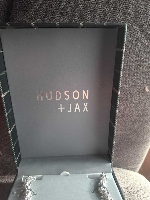 Hudson + Jax conjunto masculino aço inox novo