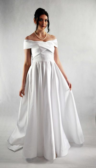 Suknia Ślubna NOVA Satyna Własny projekt