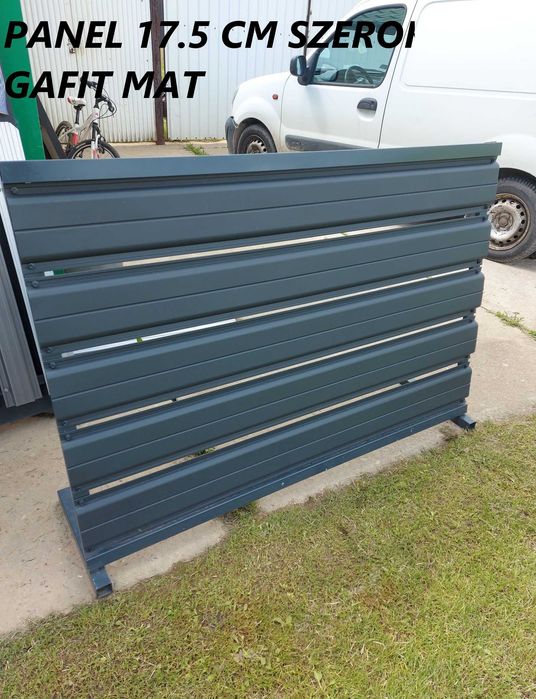 Panel Metalowy Ogrodzeniowy Sztachetka 17.5cm szer. Balustrady Bramy