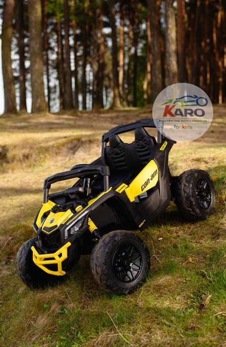 Auto na Akumulator Pojazd Buggy CAN-AM Maverick 800W LED Koła EVA 4x4