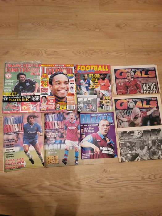 Magazyny UK Manchester United, Liverpool  Football 1996/97