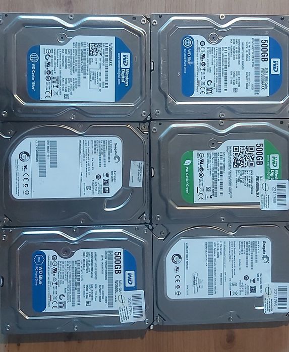 Dyski twarde HDD   500 GB 3,5 cala