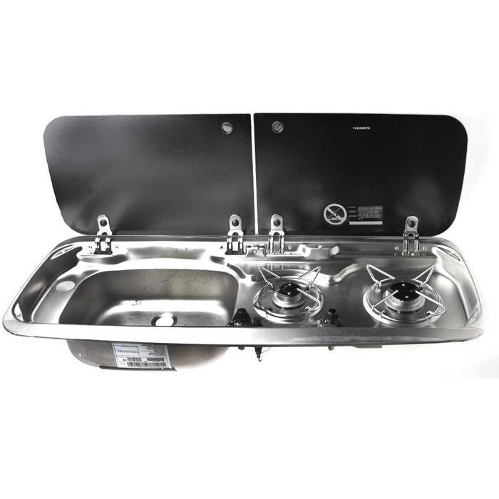 Kuchenka +zlewozmywak Dometic MO9222R/L Przyczepa kempingowa, kamper