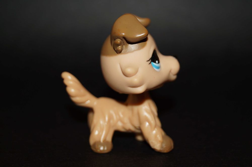 LPS #893 Littlest Pet Shop – Chien Colley, Hasbro, Authentique