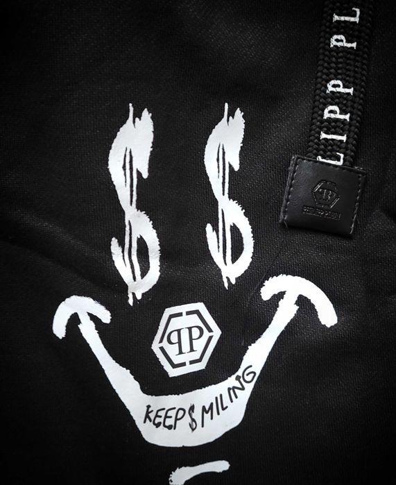 Spodenki Philipp Plein bawełniane sportowe DOLAR S