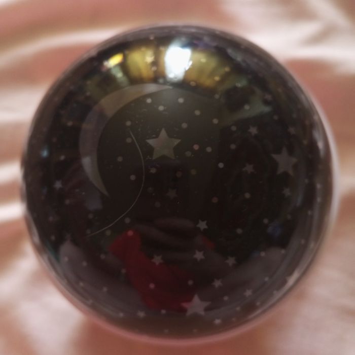 Лампа нічник рожева