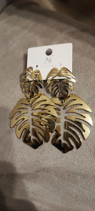 Ekskluzywne kolczyki Monstera