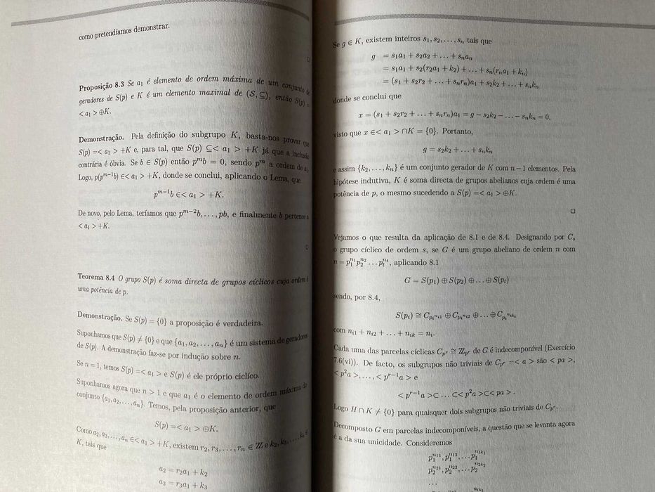 Álgebra, de Manuela Sobral