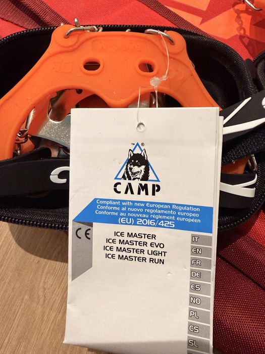Raczki camp ice master na buty pomaranczowe nowe