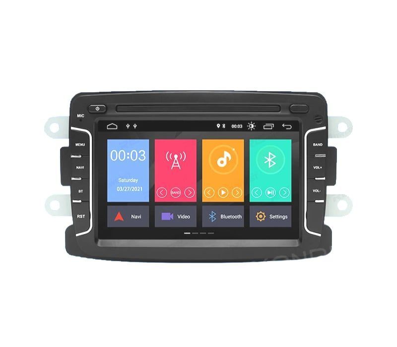 AUTO RADIO GPS PARA DACIA ANDROID 11 DUSTER DOKKER LOGAN SANDERO LODGY RENAULT CAPTUR CARPLAY
