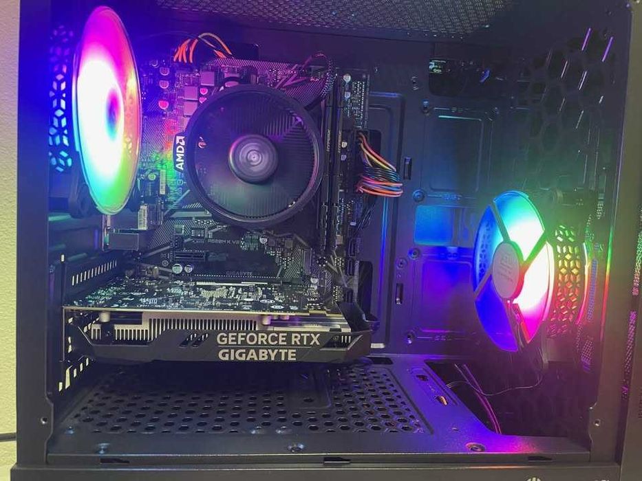 PC GAMER / Ryzen 5500 / RTX 3050 / 16GB RAM / SSD / Pc Novo 3 Anos Garantia !