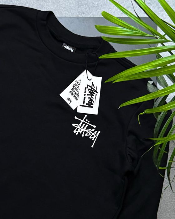 Свитшот Stussy Basic черный