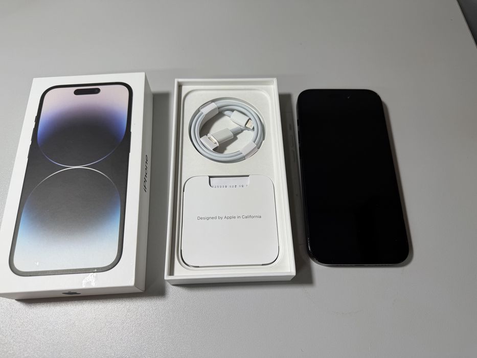 iPhone 14 pro 256 GB Black/Bateria 87%/Bez RAT/Wrocław sklep.