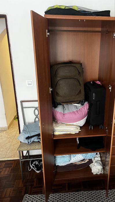 Conjunto Cama Solteiro Cerejeira