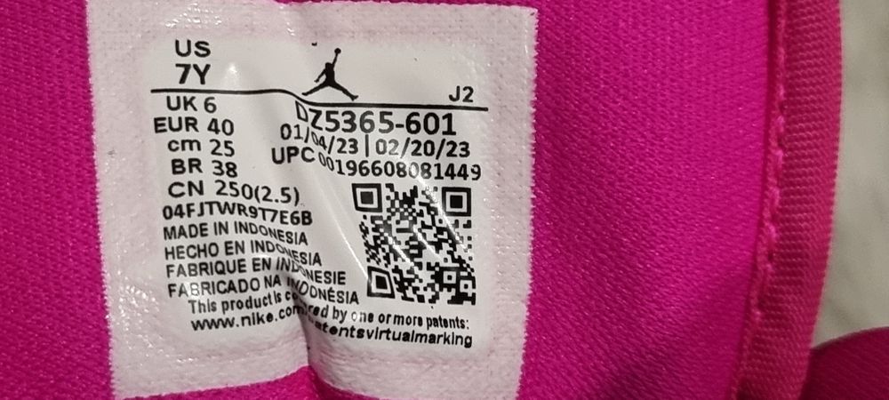 Buty Nike Air Jordan 1 Low Różowe 1